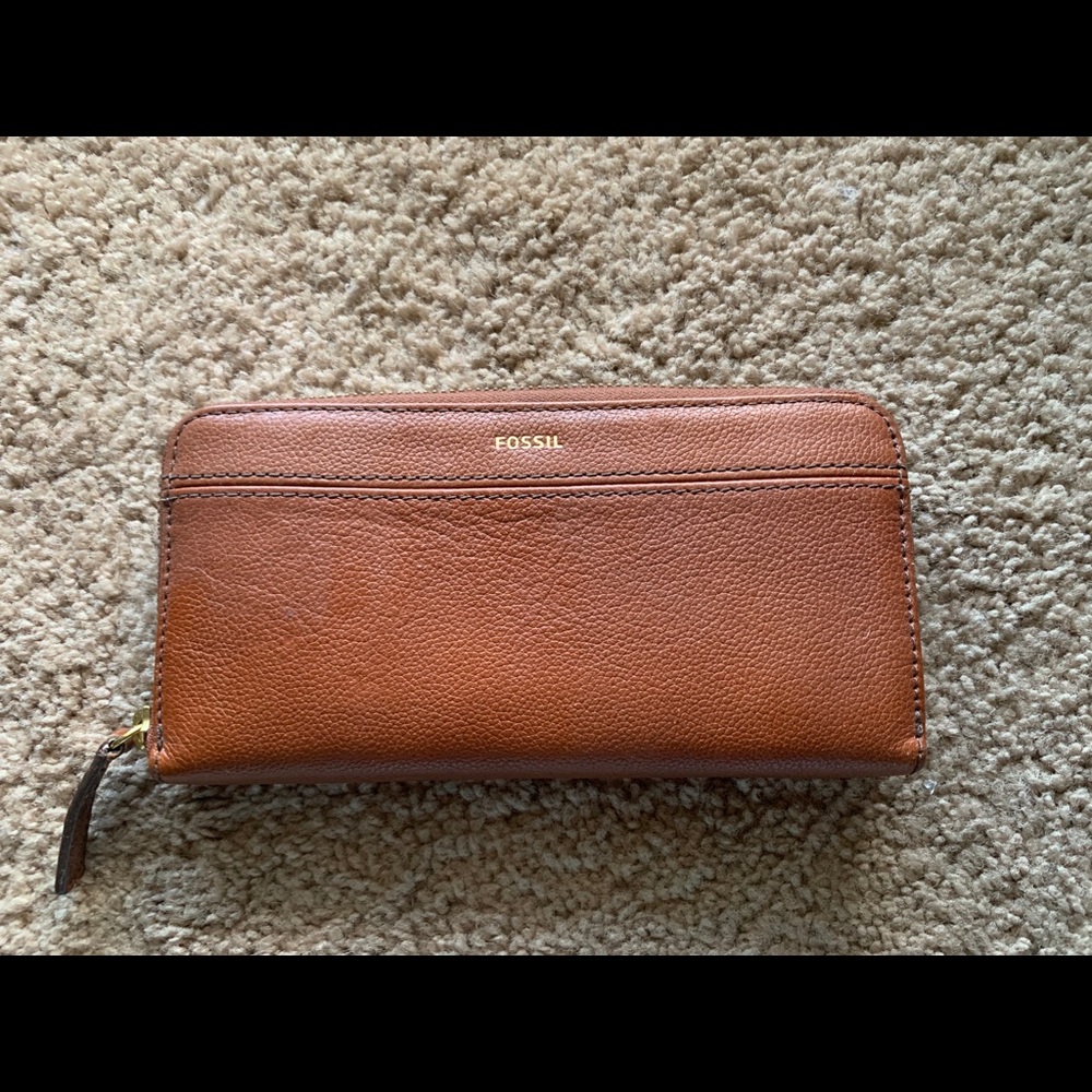 Tan Fossil Wallet